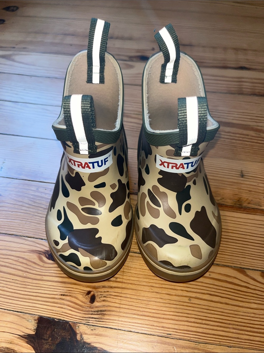 XTRATUF Little Kids' Camo Boots - Brown/Green - Picture 2 of 7